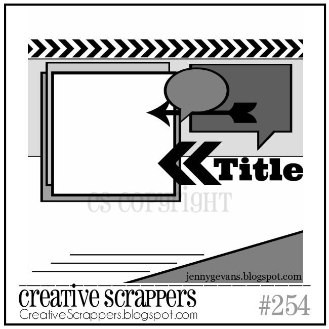 Creative Scrappers sketch #254