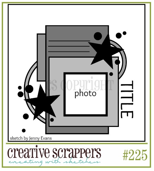 Creative Scrappers sketch #225