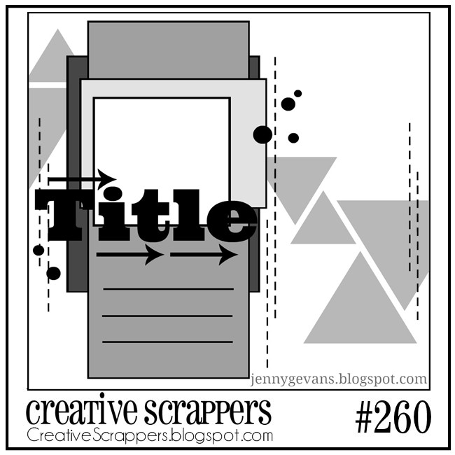 Creative Scrappers sketch 260