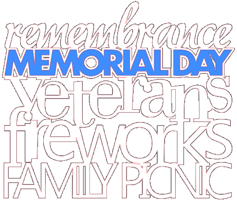 This is a free Silhouette cutting file that you can download to use on your Memorial Day scrapbook layouts.